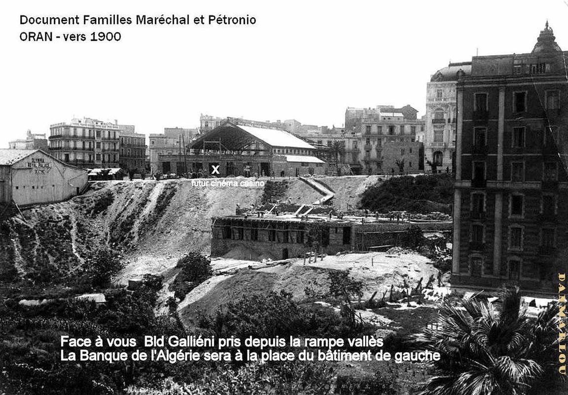 Oran - Boulevard Gallieni et Ravin Rouina - 1900.jpg